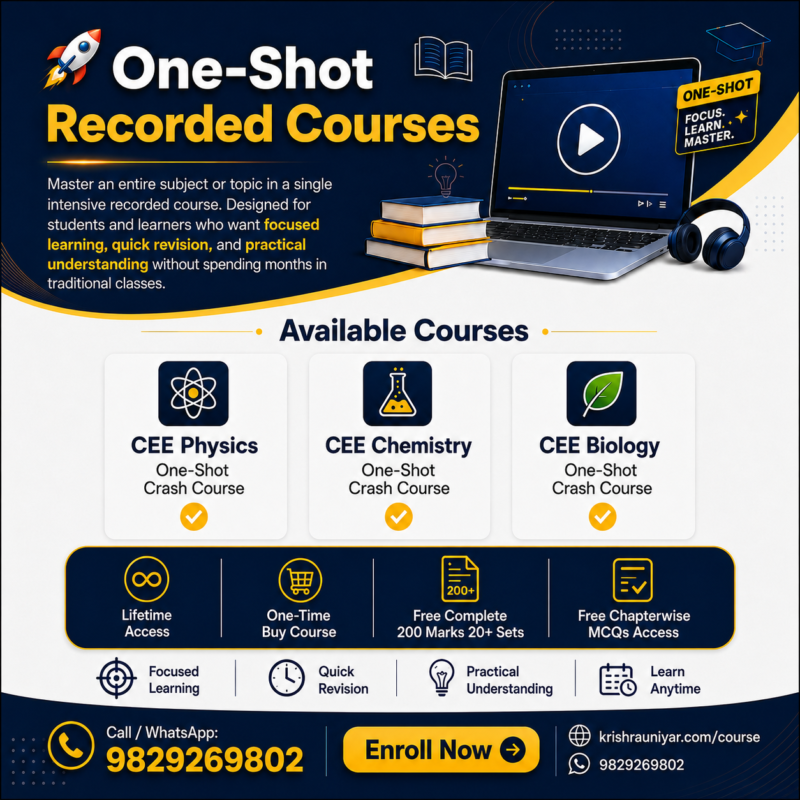 One Shot Recorded Crash Course